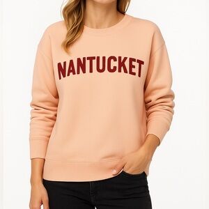 J.Crew Women’s Girls Nantucket Crewneck Sweatshirt Peach XXS – Sold Out Online